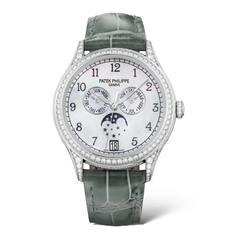 Patek Philippe Annual Calendar Complications Full Set Diamonds 